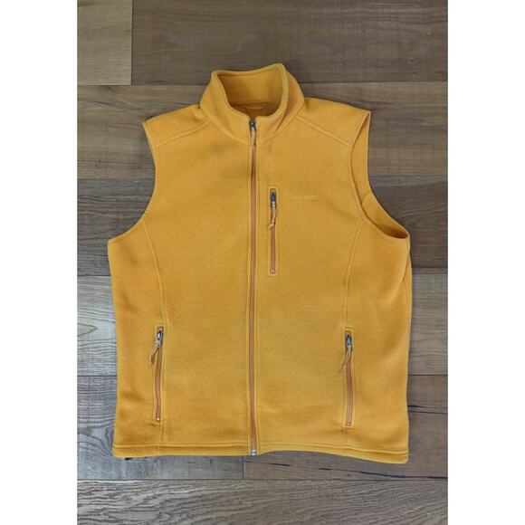 L.L. Bean Other - LL BEAN Polartec Fleece Sweater Vest Goldenrod Men's Sz L Gorpcore Cabincore